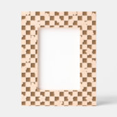 Chessboard Flowers レーザー彫刻フレーム (正面)