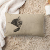 Chessie "子ネコのような睡眠"のアクセントの枕 ランバークッション (ブランケット)