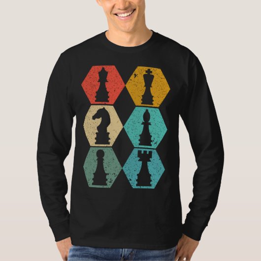 Chessmen Chess Figure Pawn Player Tシャツ (正面)