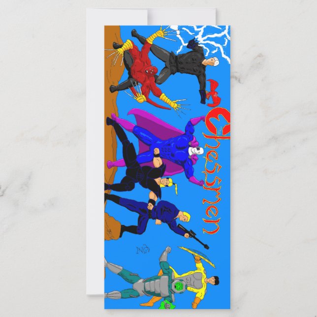 Chessmen Rackcard/ブックマーク (正面)