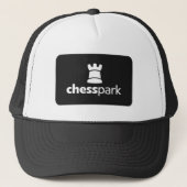 Chesspark_Logo_bw キャップ (正面)