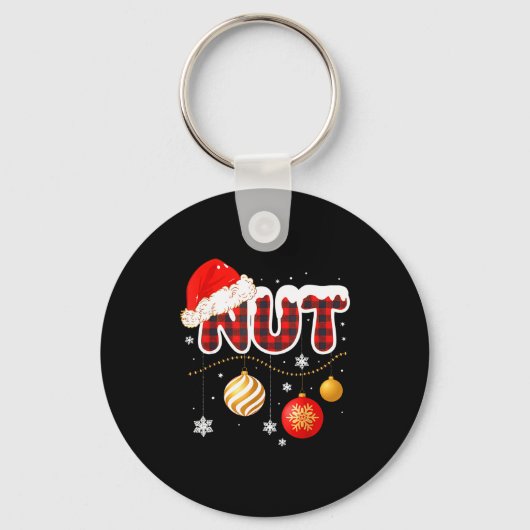 Chest Nuts Christmas Matching Couple Chestnuts  キーホルダー (正面)