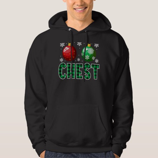 Chest Nuts Christmas   Matching Couple Chestnuts パーカ (正面)