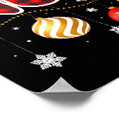 Chest Nuts Christmas Matching Couple Chestnuts  ポスター (角)