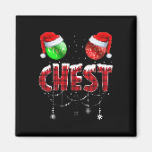 Chest Nuts Christmas Matching Couple Chestnuts 1  マグネット (正面)