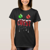 Chest Nuts Christmas  Matching Couple Chestnuts 1 Tシャツ (正面)
