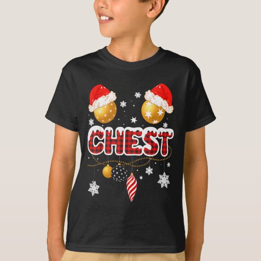 Chest Nuts Christmas Matching Couple Chestnuts Tシャツ (正面)