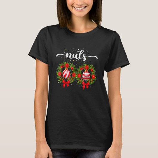Chest Nuts Christmas Matching Couple Chestnuts Tシャツ (正面)