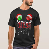 Chest Nuts Christmas   Matching Couple Chestnuts Tシャツ (正面)