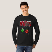 Chest Nuts Funny Matching Chestnuts Christmas Coup Tシャツ (正面フル)