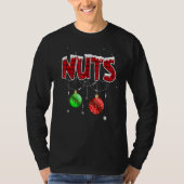 Chest Nuts Funny Matching Chestnuts Christmas Coup Tシャツ (正面)
