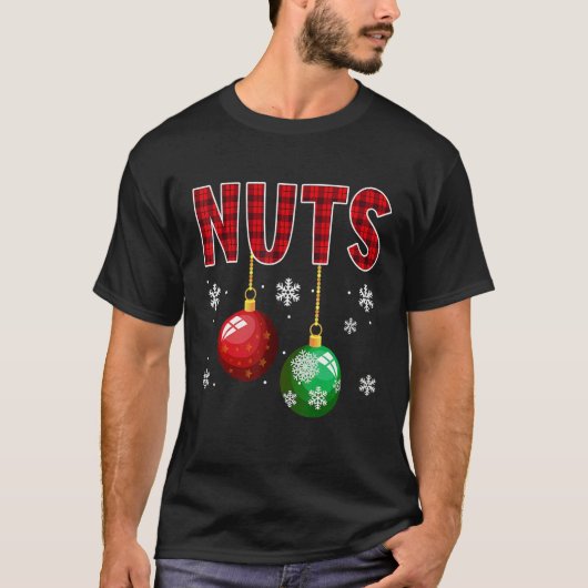 Chest Nuts Matching Chestnuts   Christmas Couples  Tシャツ (正面)