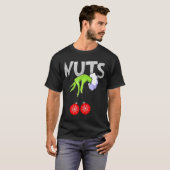 Chest Nuts Matching Chestnuts Christmas Snow Coupl Tシャツ (正面フル)