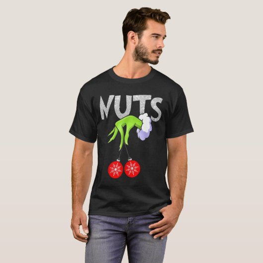 Chest Nuts Matching Chestnuts Christmas Snow Coupl Tシャツ (正面フル)