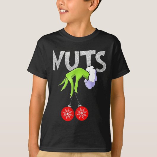 Chest Nuts Matching Chestnuts Christmas Snow Coupl Tシャツ (正面)