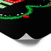 Chest Nuts Matching Chestnuts Funny Christmas Coup ポスター (角)