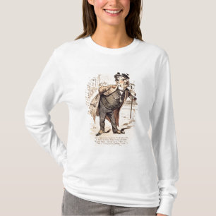 Chester Alan Arthur、c.1883の風刺漫画 Tシャツ