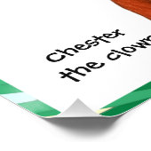 Chester the chimp clown ポスター (コーナー)