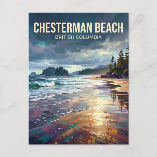 Chesterman Beach Canada ポストカード (正面)