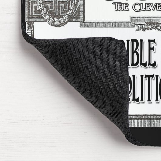 Chestertonの引用文: つるされる不十分な政治家! マウスパッド (コーナー)