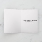 Chestnut Horse Graduate カード (内部)