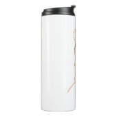 Chestnut Horse Line Art Thermal Tumbler タンブラー (回転左)