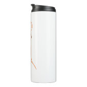 Chestnut Horse Line Art Thermal Tumbler タンブラー (回転右)