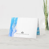 Chestnut Pageant Portrait Note Cards | Blue Ocean サンキューカード (裏面)