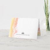 Chestnut Portrait Note Cards | Tangerine Dream サンキューカード (裏面)