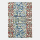 Chestnut Tree Leaves Botanical Art Nouveau キッチンタオル (縦)