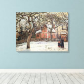 Chestnut Trees at Louveciennes, c.1871-2 キャンバスプリント (インサイチュ (ウッドフロア))