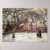 Chestnut Trees at Louveciennes, c.1871-2 ポスター (正面)