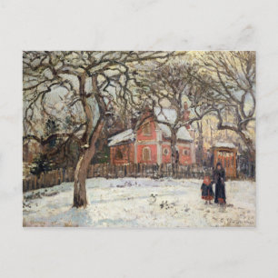 Chestnut Trees at Louveciennes, c.1871-2 ポストカード