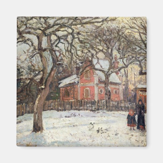 Chestnut Trees at Louveciennes, c.1871-2 マグネット (正面)