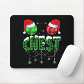 Chestnuts Matching Family Funny Chest Nuts Christm マウスパッド (マウス)