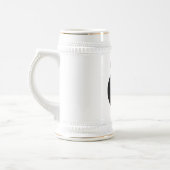 Chesty引き手 -- 白黒 ビールジョッキ (左)