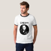Chesty引き手 -- 白黒 tシャツ (正面フル)