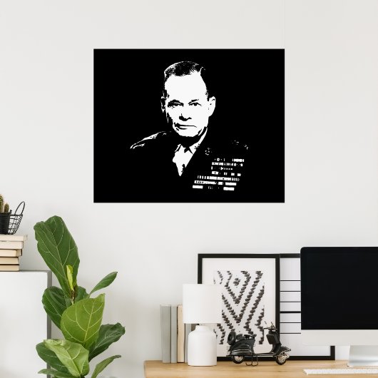 Chesty - – 白黒 ポスター (ホームオフィス)