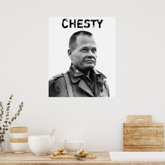 "Chesty" Puller ポスター (キッチン)