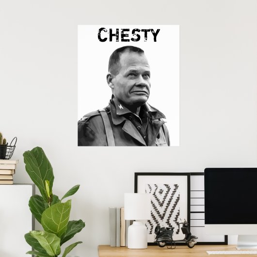 "Chesty" Puller ポスター (ホームオフィス)