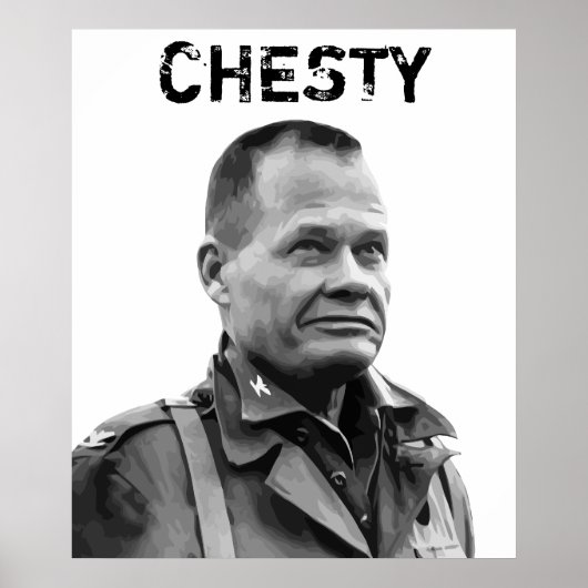 "Chesty" Puller ポスター (正面)
