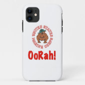 Chesty USMC - OoRah! Case-Mate iPhoneケース (裏面)