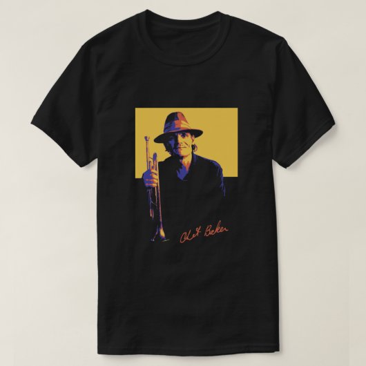 Chet Baker Tシャツ (デザイン正面)