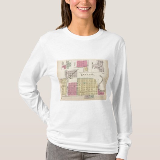 Chetopa、デニス、PiquaのLabette都市、カンザス Tシャツ (正面)