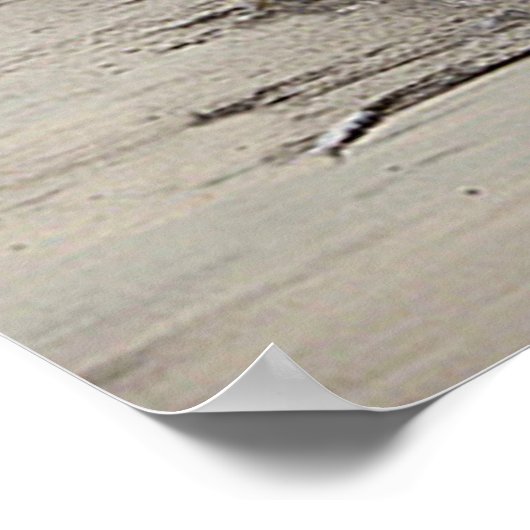 Cheval dans les vages, Papier poster (mat) ポスター (角)