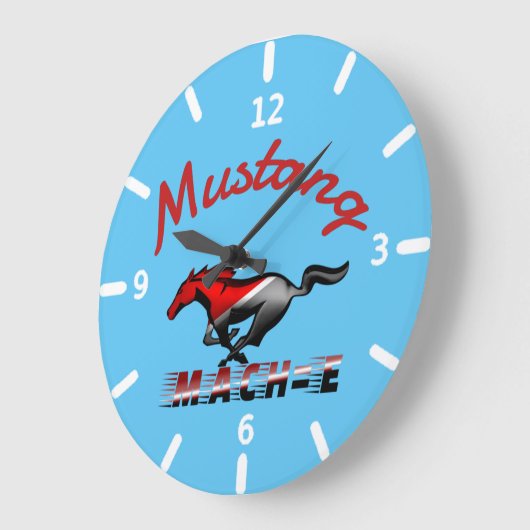 Cheval rapide ラージ壁時計 (傾斜)