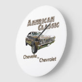 Chevelle by Chevrolet 1967 ラージ壁時計 (傾斜)
