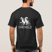 Chevelo Tシャツ - ブラック (裏面)