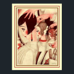 "Cheveux Courts" 12 x 16 Decoプリント-Gerda Wegener ポスター<br><div class="desc">アールデコプリントの権利"Cheveux Courts" Gerda Wegener,  1925</div>