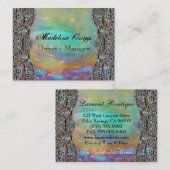 Chevmoirstのエレガントなプロフェッショナル 名刺 (正面/裏面)